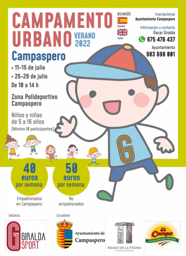 Patrocinamos Campamento Urbano de Verano 2022