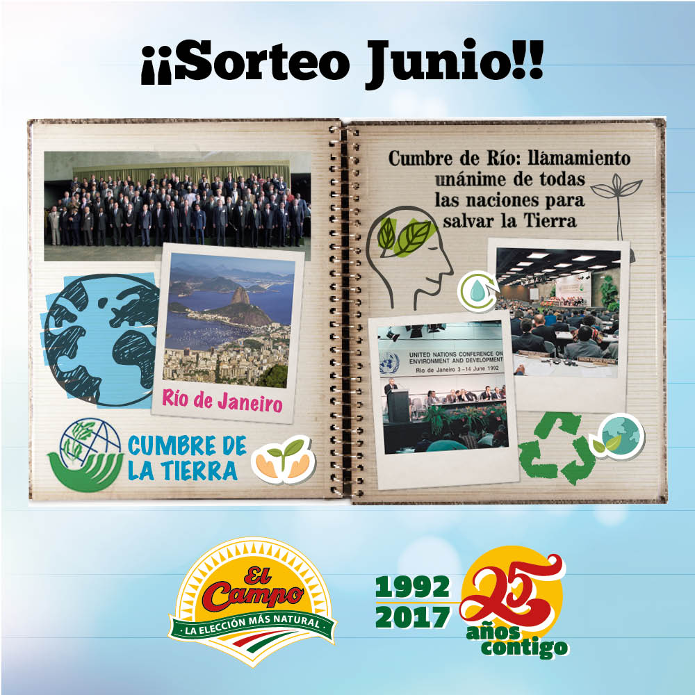 Campo comunicacion 2017 redes Sociales junio sorteo cumbre tierra