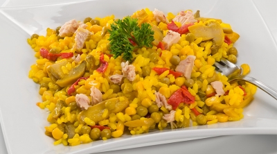 Arroz multicolor