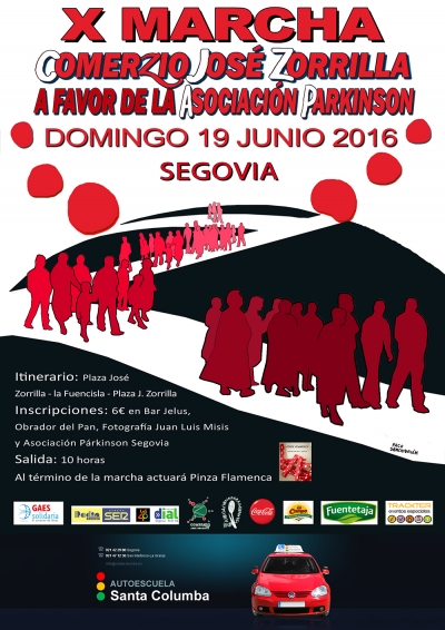 Colaboramos con la Marcha a Favor de Parkinson Segovia