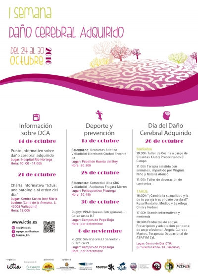 Patrocinamos la I Semana del Daño Cerebral Adquirido organizada por ASPAYM