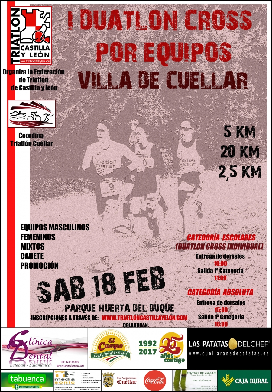 Nos vamos al Duatlón de Cuéllar