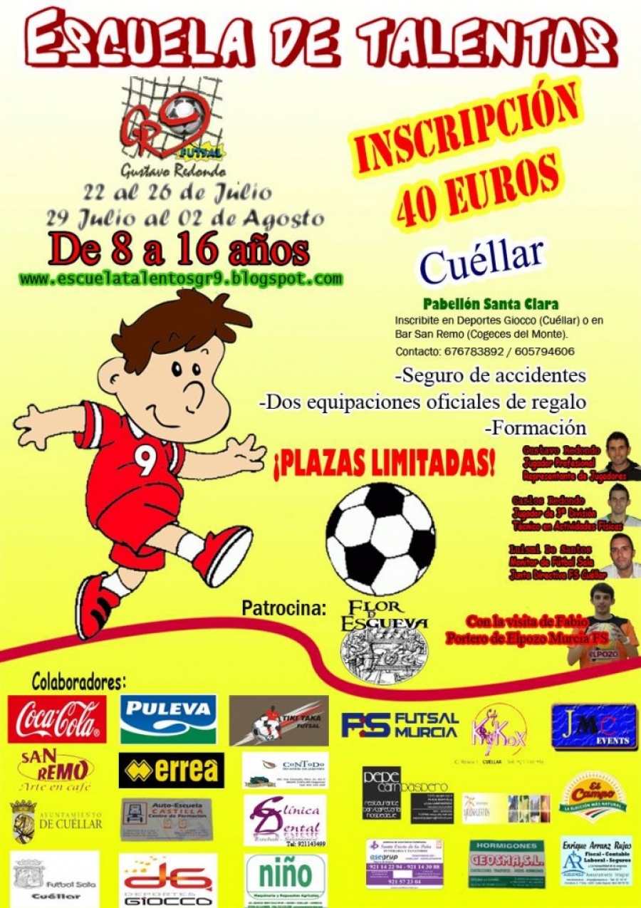 El Campo colabora en la Escuela de Talentos GR9 Futsal