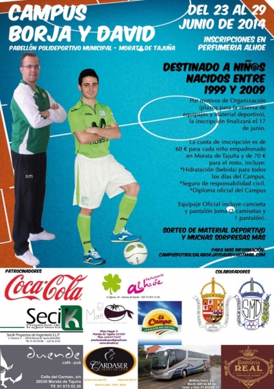 Participamos en el II Campus de Fútbol Sala Borja y David