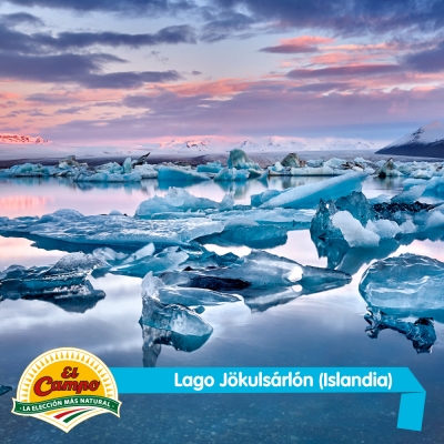 Enero: Lago Jökulsárlón (Islandia)