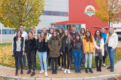 Visita de los alumnos IES Marqués de Lozoya