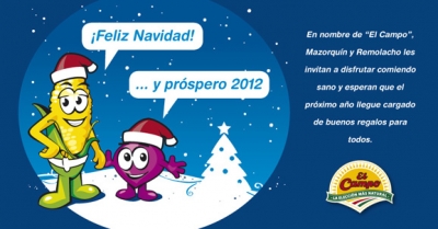 Mazorquín y Remolacho te felicitan en Navidad