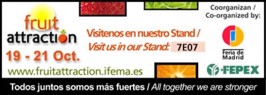 Volvemos a estar presentes en FRUIT ATTRACTION