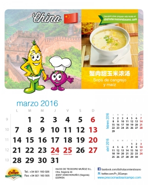 Marzo. Sopa de Cangrejo. China