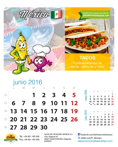 Junio. Tacos. México