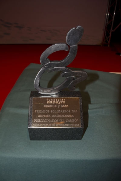 Entrega de premios de los X premios ASPAYM Valladolid