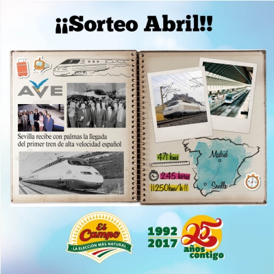 Abril: Primer viaje AVE