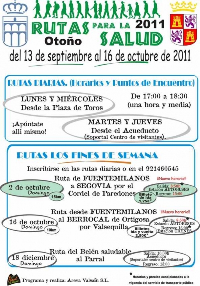 ‘Rutas para la salud’ y ‘Ponte las Pilas’ en Segovia